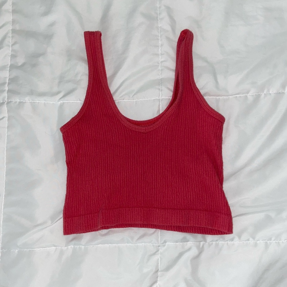 Out From Under Drew Seamless Ribbed Cropped Tank Top